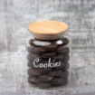Picture of Airtight Glass Jar -  Natural Wood Lid 2 L