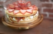 Picture of Cake Stand - Amazon Acacia wood with glass dome