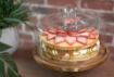 Picture of Cake Stand - Amazon Acacia wood with glass dome