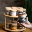 Picture of Rotary Stand With 16 Curved Jars-SH1