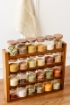 Picture of Four Tier Spice Rack With 24 Jars 200 ml - Dark Set