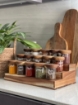 Picture of Three Tier Stand 15 Jars 300 ml Set - Acacia Wood -SH