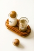 Picture of Shaker Set With Acacia Ball Lid and Stand -sh