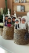 Picture of Gergean Set  (pack of 12) - 3 Colors  -With Gergian Basket