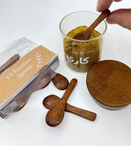 Picture of Mini Dark Spoon for spices 15 pieces