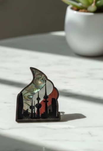 صورة Kuwait City Brooch -  مدينة الكويت